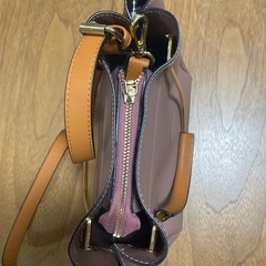 未使用　バッグ　くすみピンクの画像