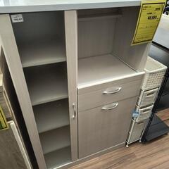 【ジモティー割あり】食器棚　ベージュ