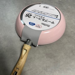新品未使用　ピンク　フライパン26cm