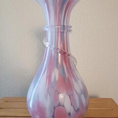 自宅まで取りに来られる方　マーブル模様 フラワーベース F-75...