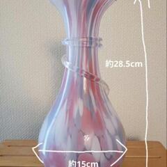 自宅まで取りに来られる方　マーブル模様 フラワーベース F-75247　引っ越しの為　近々処分予定の画像