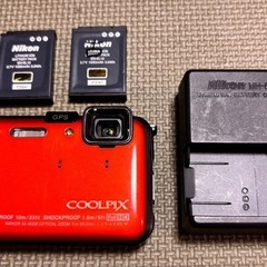 Nikon COOLPIX AW110 防水デジカメセット（バッテリー2個＋充電