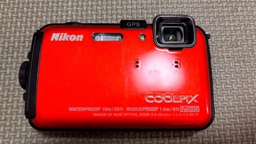 Nikon COOLPIX AW110 防水デジカメセット(バッテリー2個+充電 Nikon COOLPIX AW110 防水デジカメセット(バッテリー2個+充電