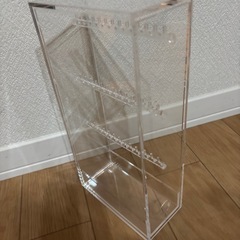 無印良品　アクリル　ネックレス ピアス スタンドの画像