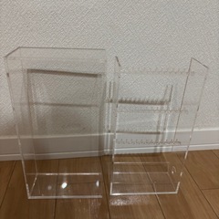 無印良品　アクリル　ネックレス ピアス スタンドの画像