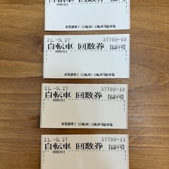仙台市自転車置き場の回数券