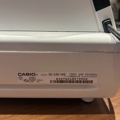 カシオ レジ 29日午後からお取引可能な方のみの画像