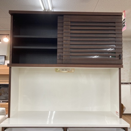 ジモティー限定価格！S745 ⭐ 河口家具製作所 キッチンボード 食器棚 ソフトクローズ搭載＆モイス付き USED ジモティー限定価格！S745 ⭐ 河口家具製作所 キッチンボード 食器棚