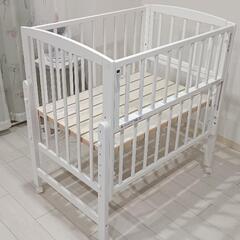 美品 ツーオープンベビーベッド ノモックミニサイズ(60×90)