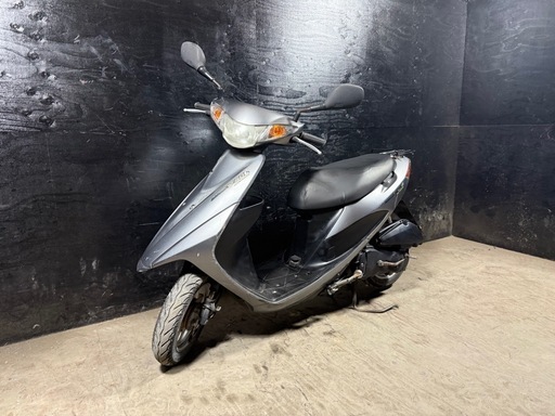 ★支払総額4.0万円★激安車、バイクショップ！！野田納車可能です！！スズキ アドレスV50G シルバー CA44A 人気のV50G！ 4ストインジェクション！ 集中キー！ サイスタ付き！