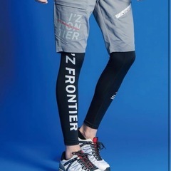 ネイビー　アイズフロンティア アイスフィールコンプレッションタイツ 204 ストレッチ 遮熱 UVカット 吸水速乾 春夏 作業服 作業着の画像