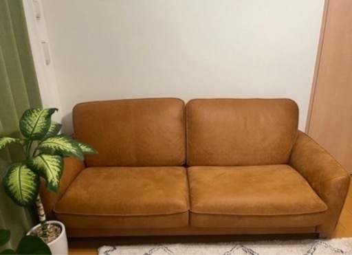 【美品】関家具 ソファ 3人掛けソファ