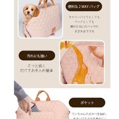 ✨新品✨ペットキャリーバッグ 犬猫用キャリーバッグ 折りたたみ式 ドライブ移動可の画像