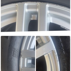 215/55R17 スタッドレスタイヤ付き　マルチアルミホイールの画像