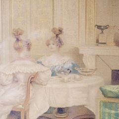 フランス アンティーク 1890年代 絵画②の画像