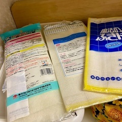 【取引終了】ビニール袋、ふきん等の画像