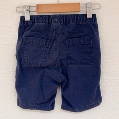 H&M 80サイズ(9-12M) ハーフパンツ ネイビー 無地の画像