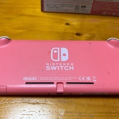 ジャンク品】ニンテンドースイッチライトピンク (hayahani) 沖縄