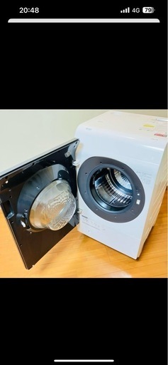 送料無料/最安値/ ドラム式電気洗濯乾燥機 【中古】動作保証 SHARP シャープ ES-W113-SL 2021年製 11.0/6.0kg 左開き