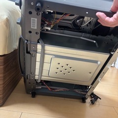 リンナイ ガステーブル ガスコンロ 都市ガス12A・13A用 幅約56cm 片面焼きグリル 左強火力 KG35NBKL/13A ブラック の画像