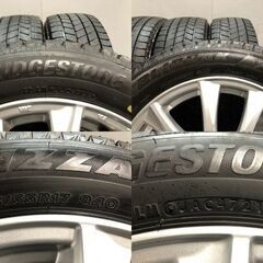 タイヤ走行短め【BS BLIZZAK VRX3 215/55R17】スタッドレス【JOKER 17インチ 7J5HPCD114.3+39】トヨタ純正ナット必須 クラウン等　(MTG901)クレジットカード QRコード決済可能の画像