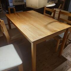 受け渡し決定のため受付中止　4人用ダイニングテーブルセットの画像