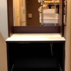 ディノス　人工大理石　レンジ台（キッチン収納）