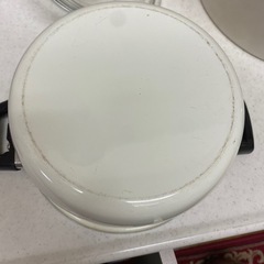 【取引終了】ホーロー　両手鍋の画像