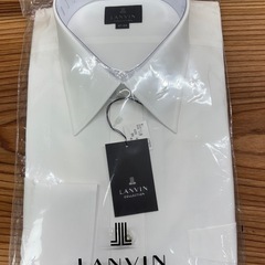 新品】ランバンLANVINワイシャツ、定価12,100円 (さんかく) 三国