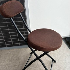 ニトリ クッション チェア メッシュ BR 背付き ブラウン 椅...