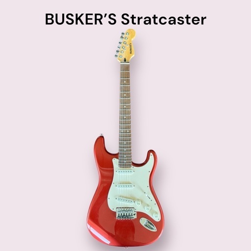 BUSKER'S バスカーズ ストラトキャスター レッド 赤