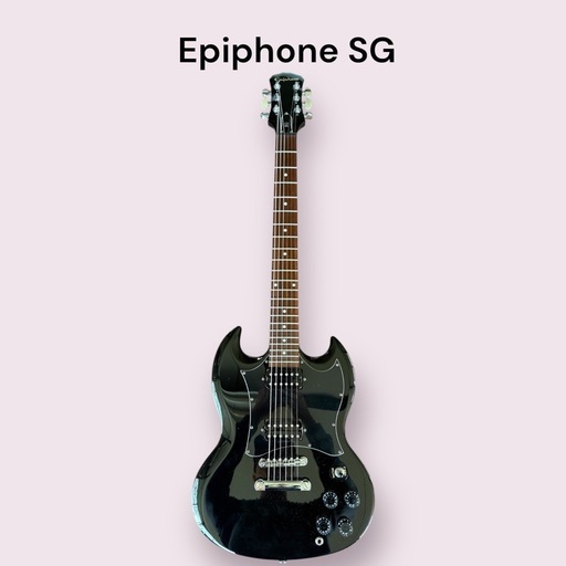 【美品】Epiphone SG Guitar エピフォン エレキギター ブラック