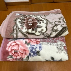 シングル毛布2枚