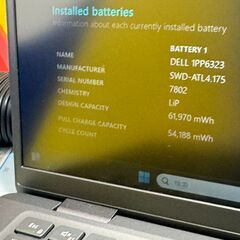 JC0396　極美品 デル Latitude 7320 タッチパネル 16GB 第11世代　高性能・大容量の画像
