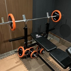 バーベルダンベルベンチ100キロセット (むらちゃん) 宇都宮の