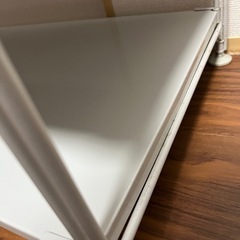 【約90％引】無印良品スチールユニットシェルフ／廃盤のグレー／棚板追加して計4枚ありますの画像