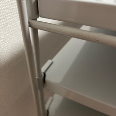 【約90％引】無印良品スチールユニットシェルフ／廃盤のグレー／棚板追加して計4枚ありますの画像