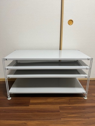 約85％引】無印良品スチールユニットシェルフ／廃盤のグレー／棚