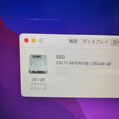 2017 MacBook Air13インチ i5 8GB 251GB-2aの画像