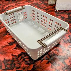 早い者勝ち！新同美品★樹脂製バスケット✕5点セット47x31x15cm(やや大きめ)購入価格800円✕5点=計4000円→何と1点あたり→1円×5点=5円！の画像