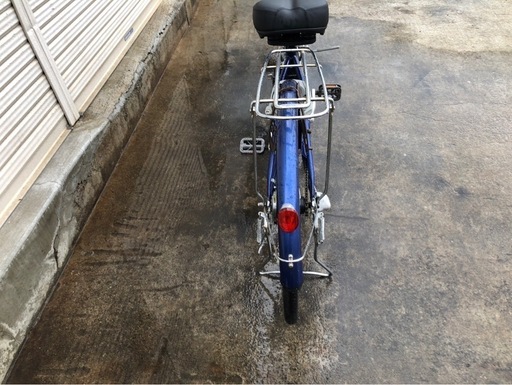 639   21technology電動アシスト自転車折り畳み式26インチブルーボディー