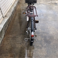 641   ブリヂストン新機種電動アシスト自転車アシスタ26インチブラウンアルミボディーの画像