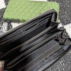 新品v🌈ＬＲＭ長財布✨緑色の画像