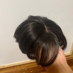 部分ウィッグ　頭頂部　白髪隠し　かつら