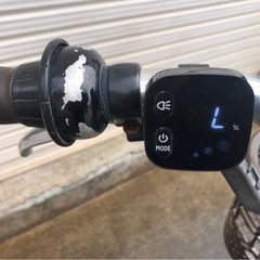 646  ブリヂストン最新電動アシスト自転車フロンティア26インチブラウンアルミボディーの画像