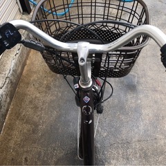 646  ブリヂストン最新電動アシスト自転車フロンティア26インチブラウンアルミボディーの画像