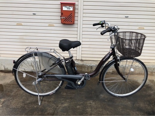 647  ヤマハ最新機種電動アシスト自転車pasnatura26インチブラウンアルミボディ