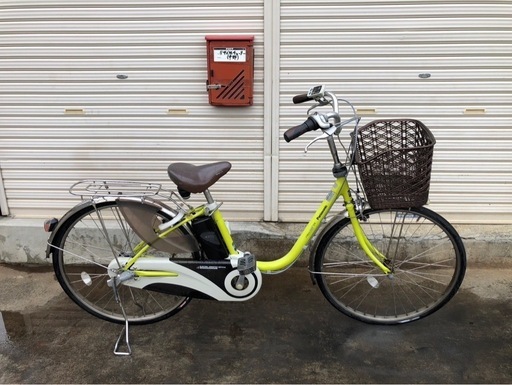 648   パナソニック新機種電動アシスト自転車viviDX26インチキミドリボディー