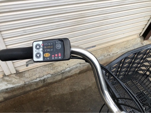 649  パナソニック新機種電動アシスト自転車viviTX26インチシルバーボディー