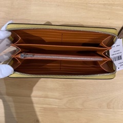 コーチ　シグネチャーストラップグリーン長財布A④【新品未使用】の画像
